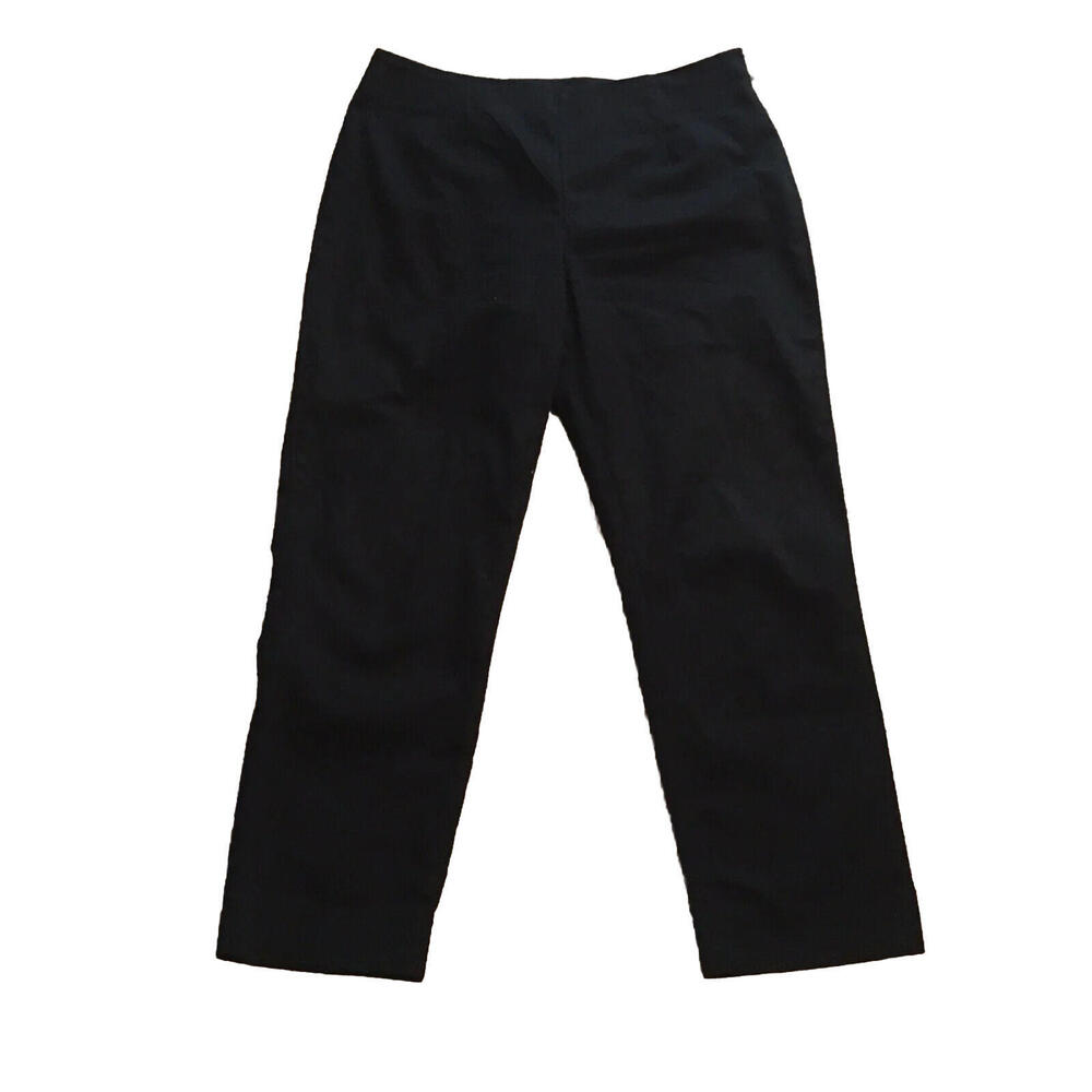 👖🖤Boston Proper Size 10 Black Cotton Pants - New!